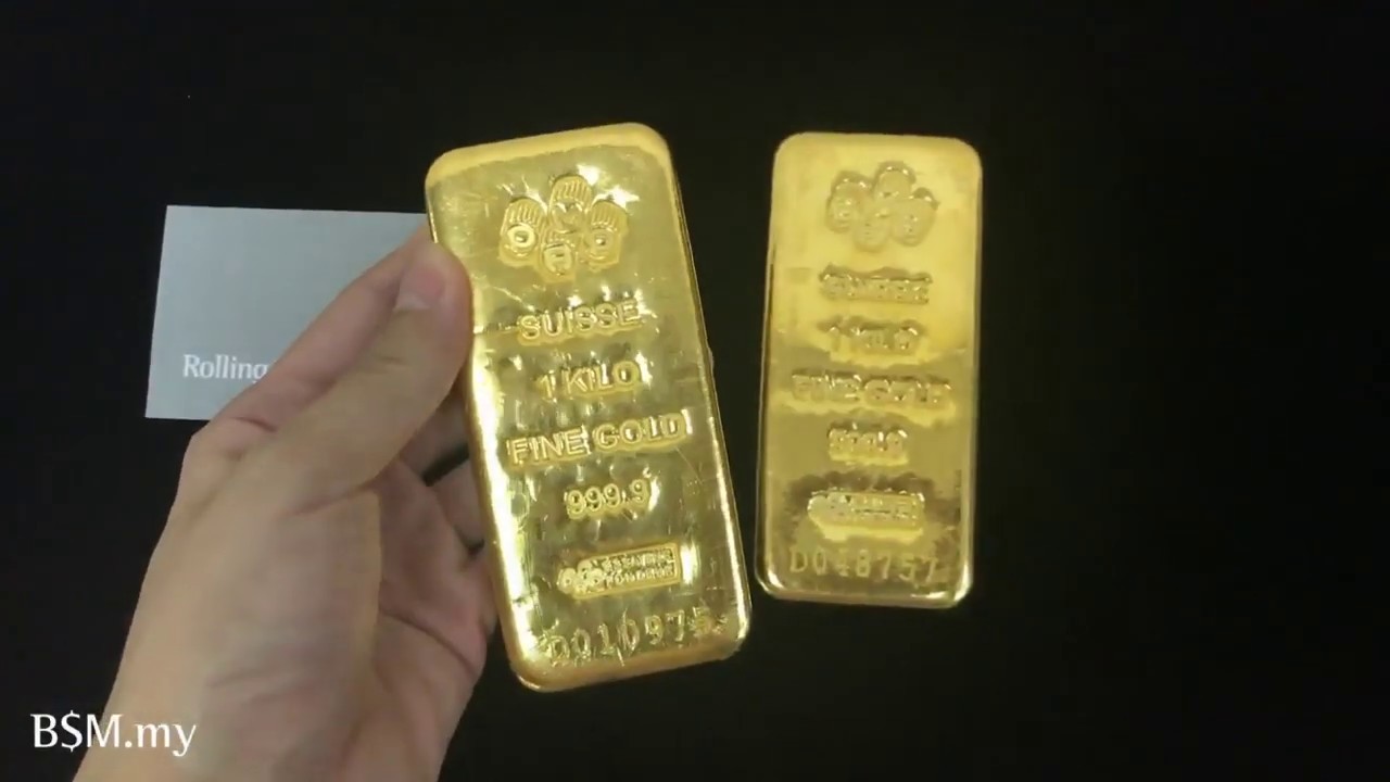 1 kilo gold bar (PAMP)