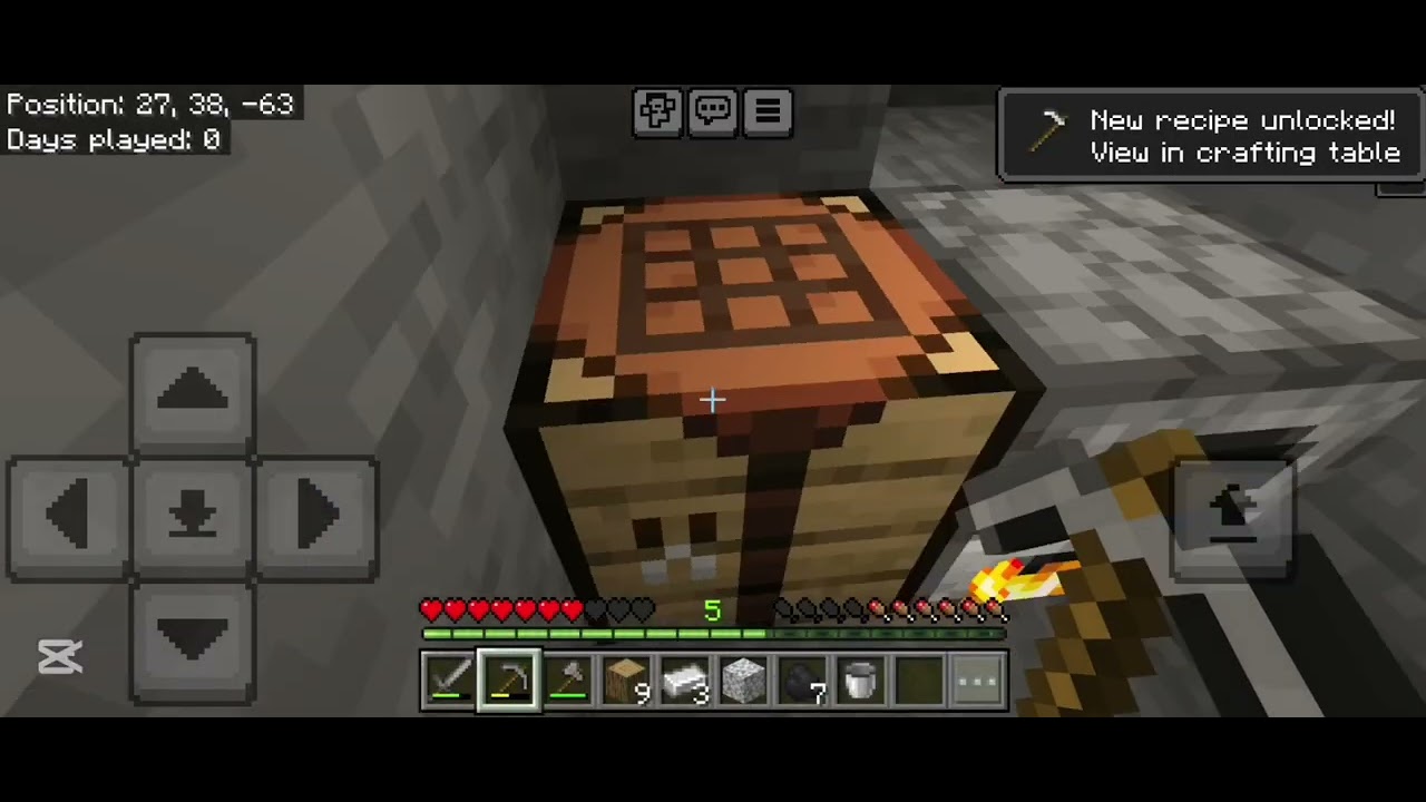First Day  in Minecraft  