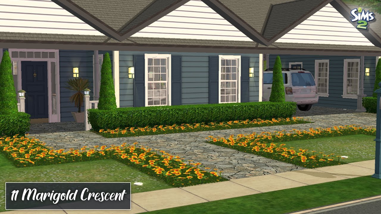 Sims 2 House Build: 11 Marigold Crescent Speed Build