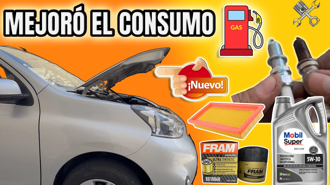 SERVICIO/MANTENIMIENTO Completo Nissan March (HR16DE) — MEJORA el CONSUMO!