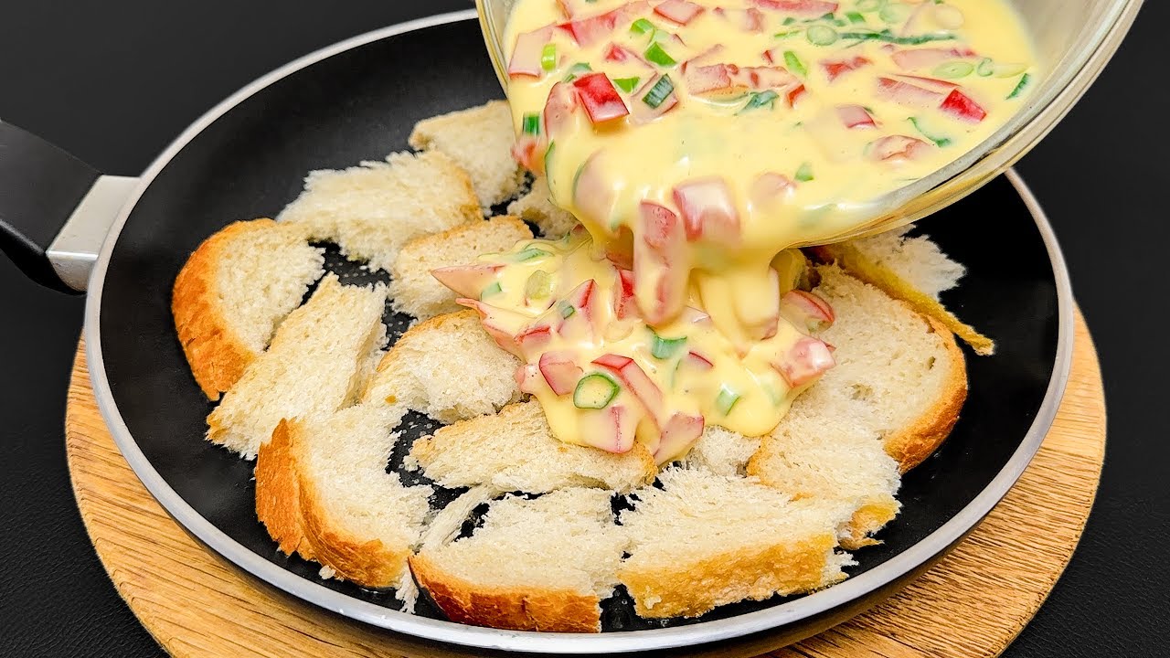 Вы должны попробовать этот рецепт! Самый вкусный рецепт завтрака! Вы будете шокированы!