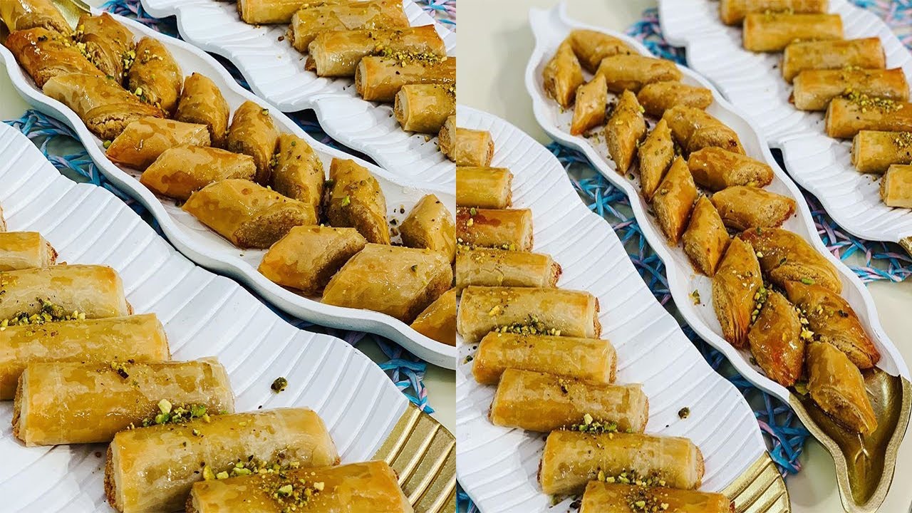 طريقة عمل بقلاوة بالبسبوسة | العزومة مع الشيف فاطمة أبو حاتي