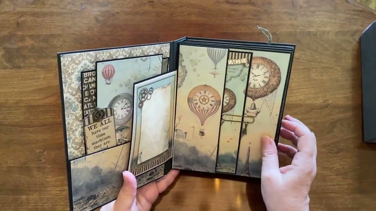 Stamperia Voyages Fantastiques mini album