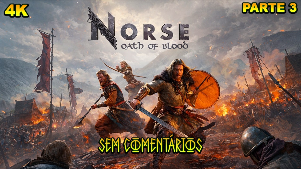 NORSE: OATH OF BLOOD Gameplay Completa / Sem Comentário【FULL GAME】 4K 60FPS Ultra HD - Parte 3