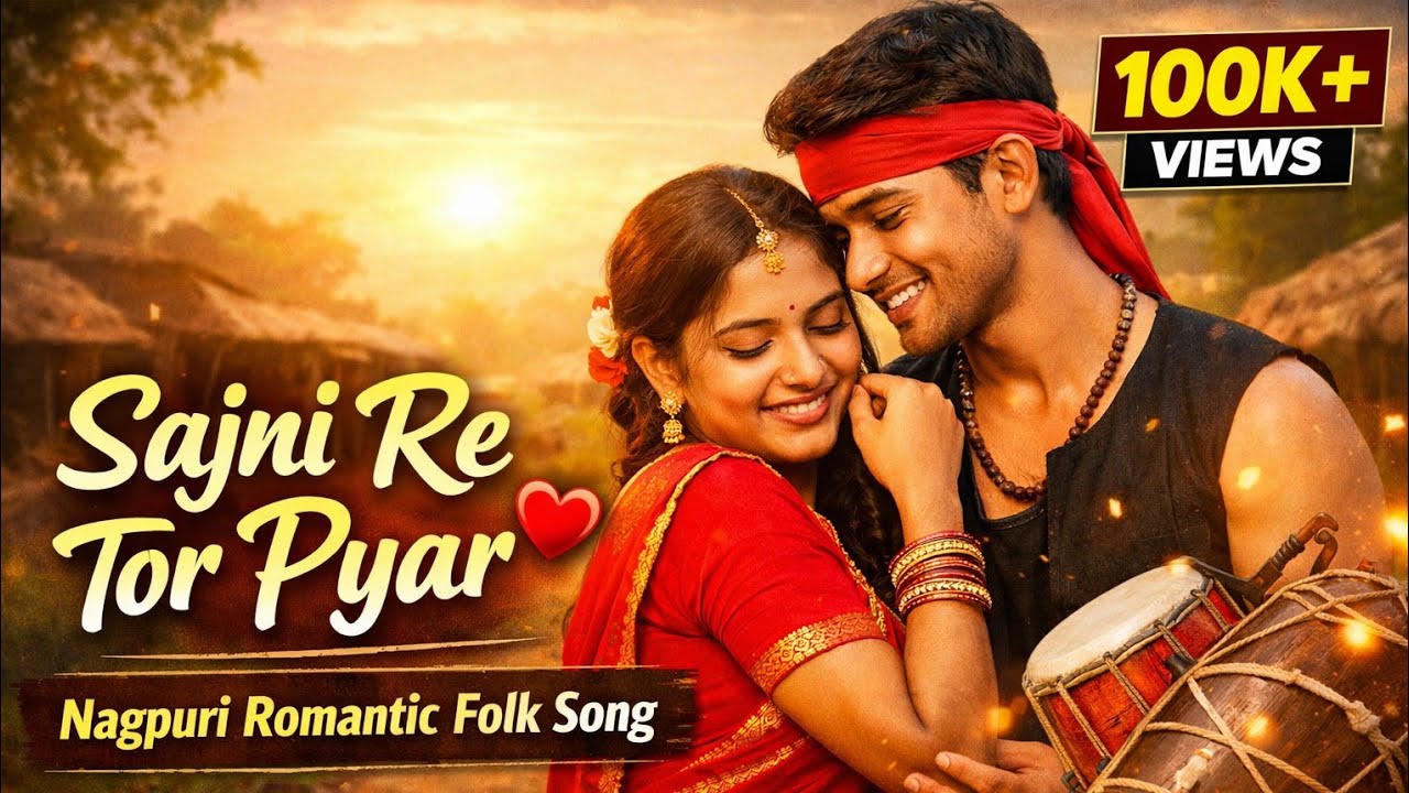 Sajni Re Tor Pyar | Nagpuri Romantic Folk Song | Nagada Style Love Song | New Nagpuri Song