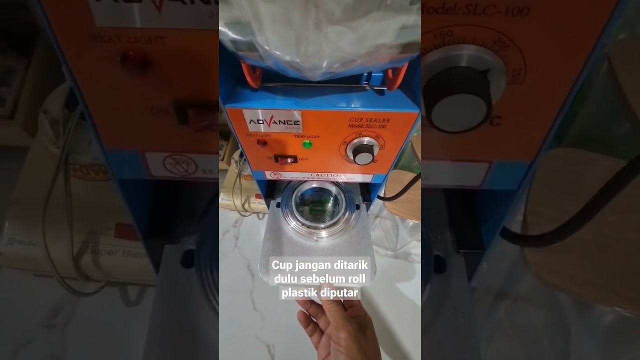 Hal yang jangan dilakukan saat menggunakan mesin press cup sealer #sorts #fyp #viral #tutorial