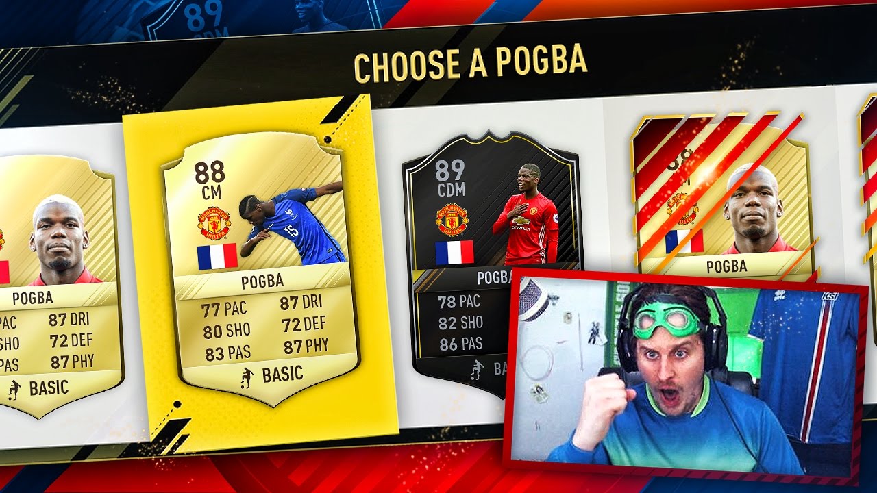 BIG MAN PAUL POGBA MY BEST HYBRID FUT DRAFT CHALLENGE! FIFA 17 ULTIMATE TEAM