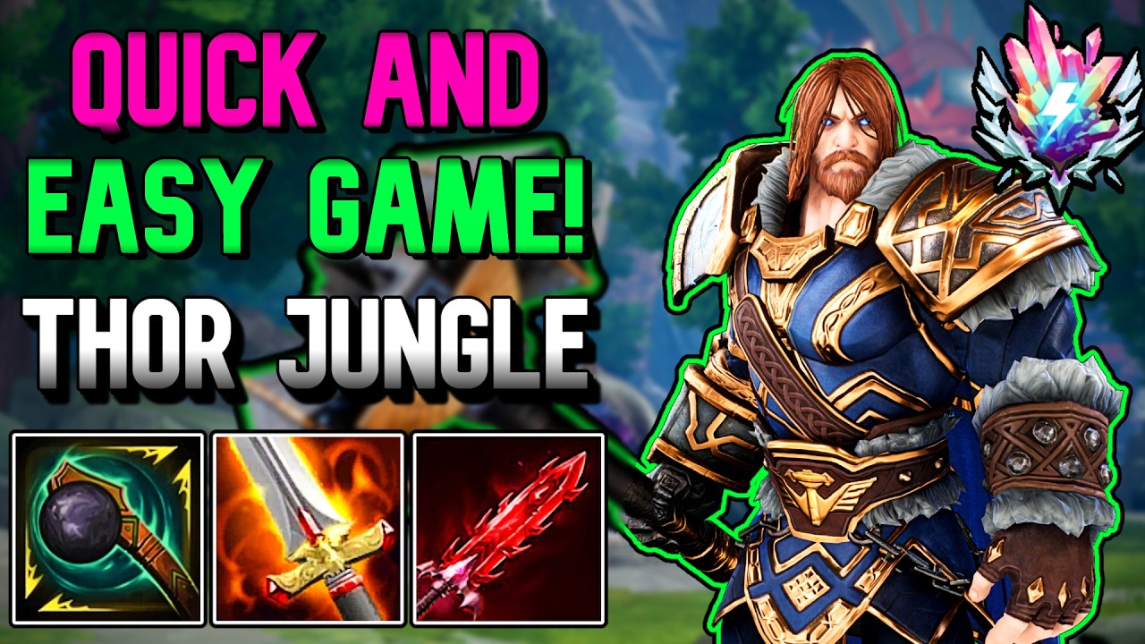 QUICK THOR PLAY-BY-PLAY! - Smite 2 Deity Jungle Gameplay