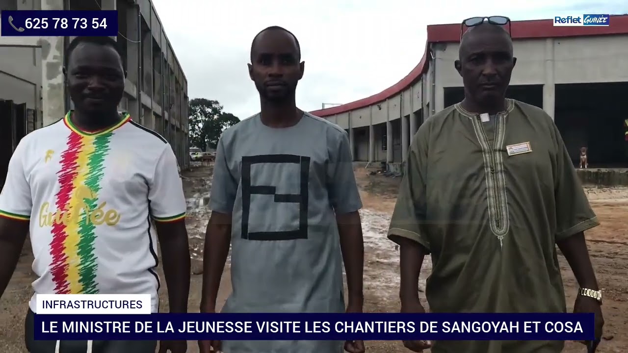 Le ministre de la jeunesse visite les chantiers 