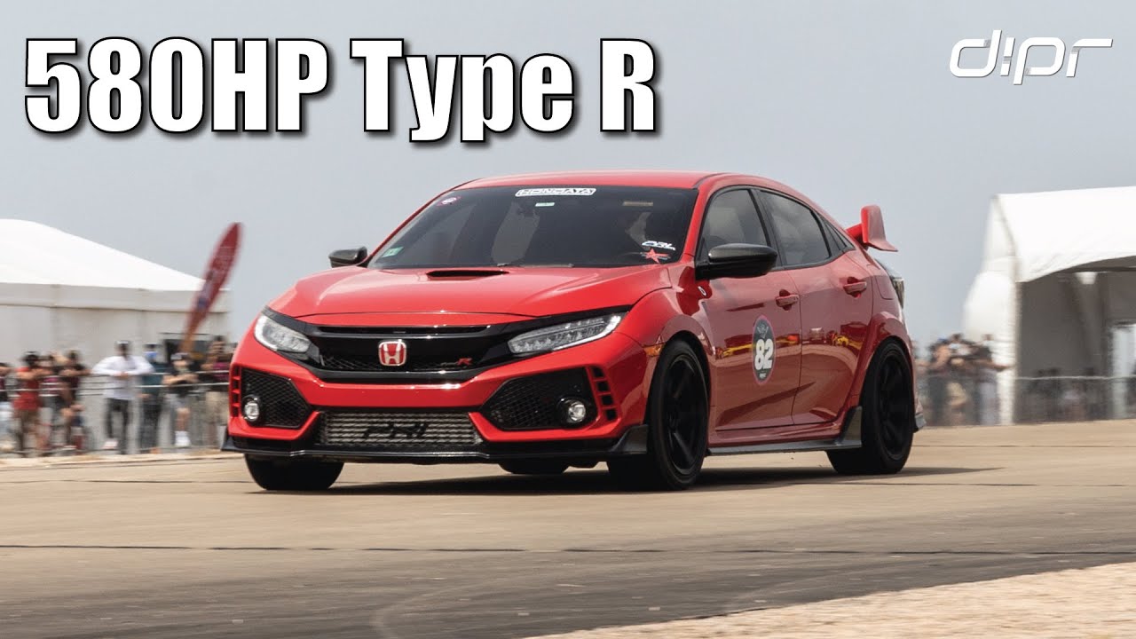 580HP Civic Type R en la Media Milla 
