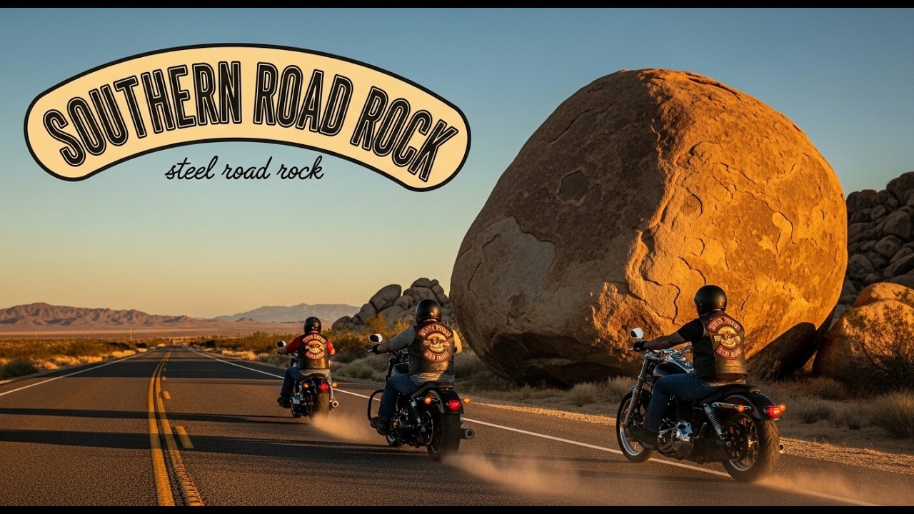 Steel Road Rock – Neon Steelcurrent 🌧⚡ Road of Electric Whispers | Souls Ride Through Rain #NeonNoir