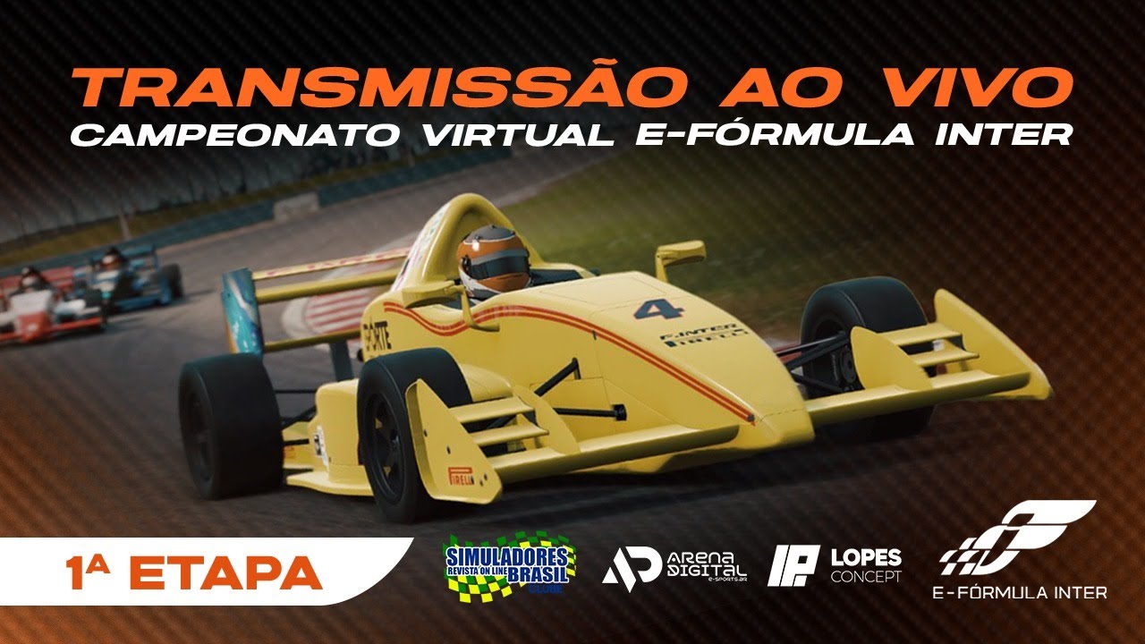 Primeira etapa  - Campeonato Virtual E-F&oacute;rmula Inter 25/10/2025