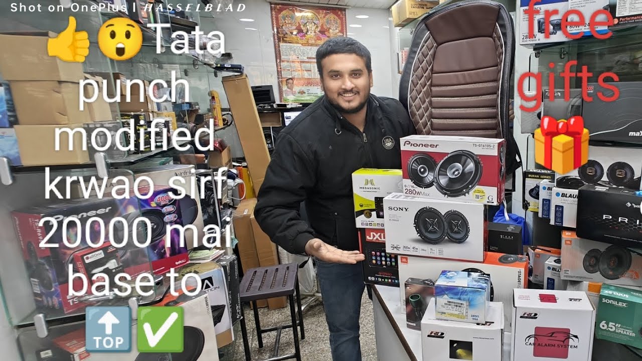 🔝Tata punch modified base to top  ✅ sirf 20k mai ban gayi punch base to top 😲✅ genuine accessories