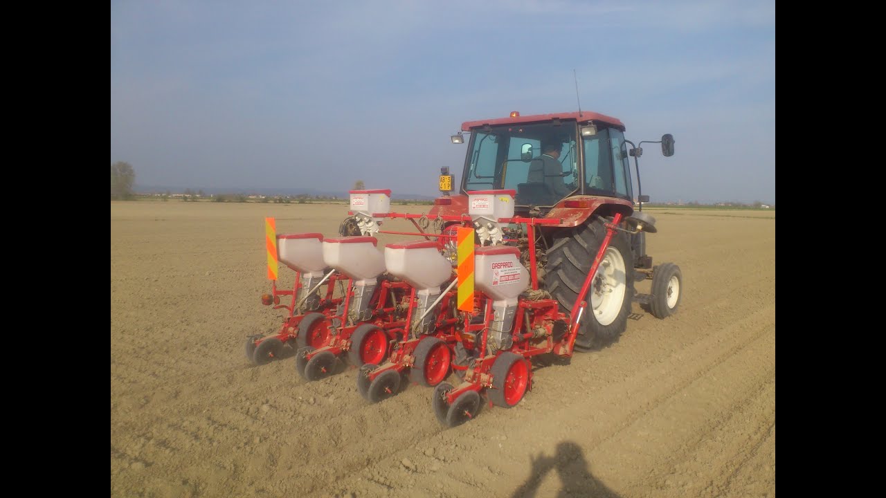 Semina Mais 2015 - Az. Agr. Gianesini - New Holland Fiatagri L65 + Gaspardo 4 file