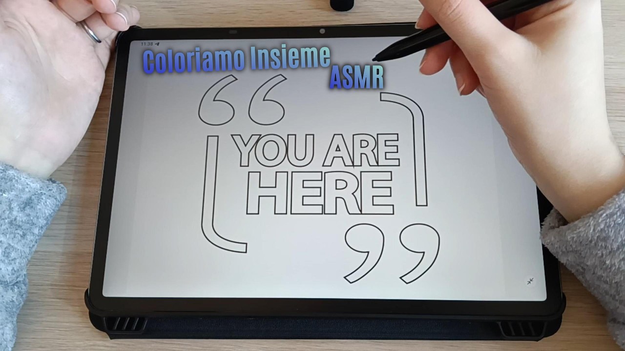 Coloriamo insieme & Chiacchiere | ASMR ITA