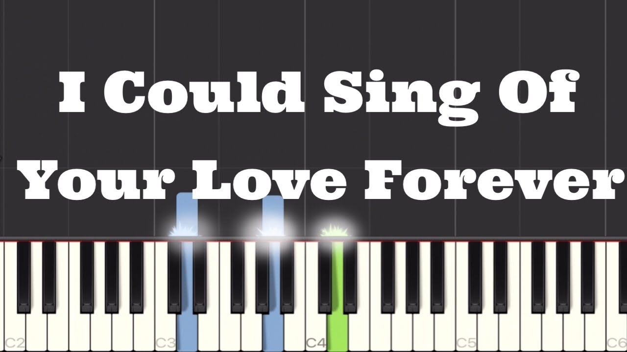 Hillsong Worship - I Could Sing Of Your Love Forever Piano Tutorial