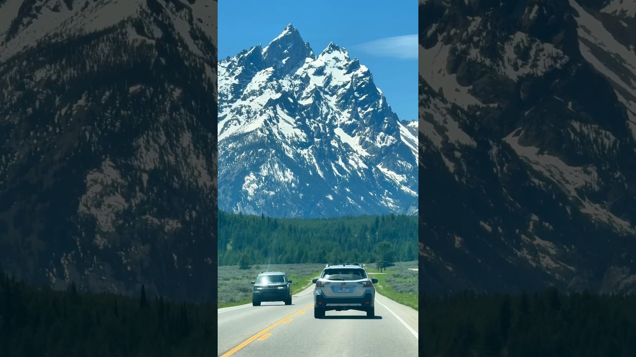 Experience the Beauty: Driving Grand Teton National Park #scenicdrive