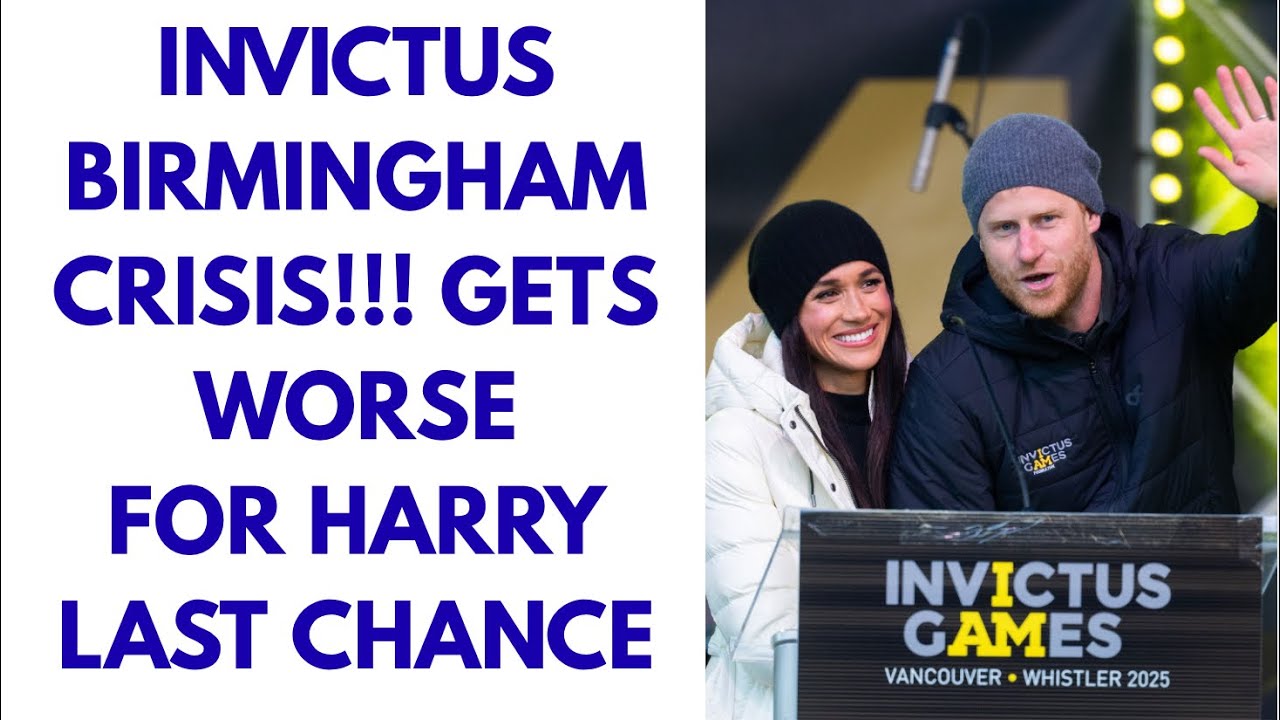 INVICTUS. КРИЗИС В БИРМИНГЕМЕ... ПОЛОЖЕНИЕ ГАРРИ УХУДШАЕТСЯ #королевскаясемья #новости #принцгарри