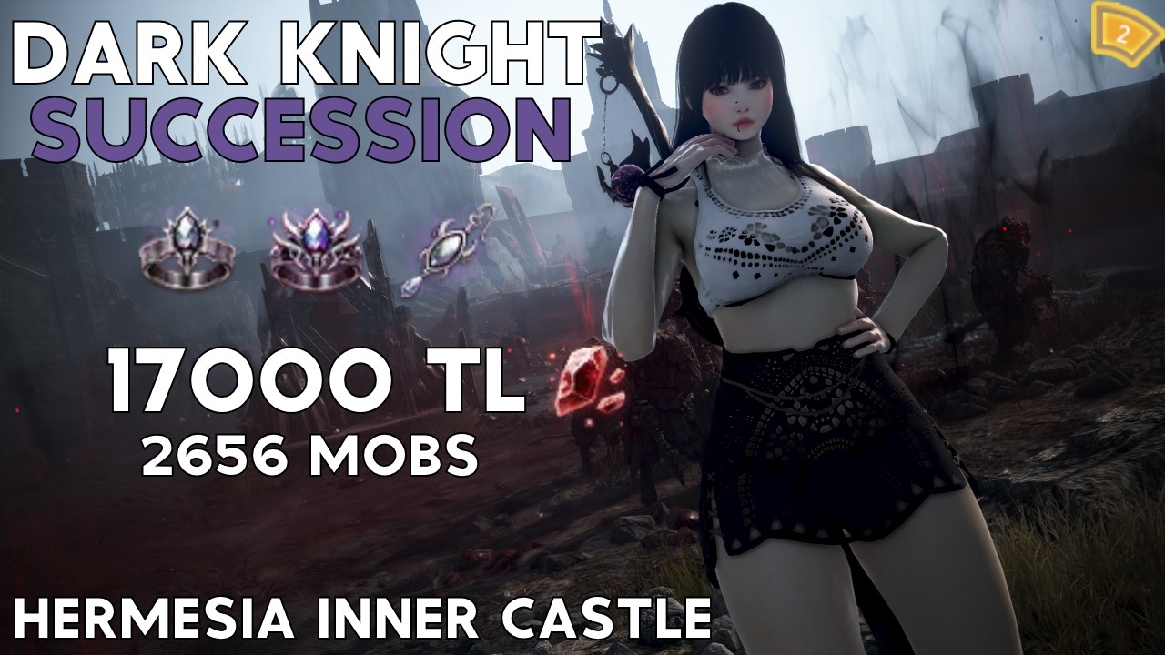 BDO | Hermesia Inner Castle | Dark Knight Succession | 17000/h LV2 NO AGRIS
