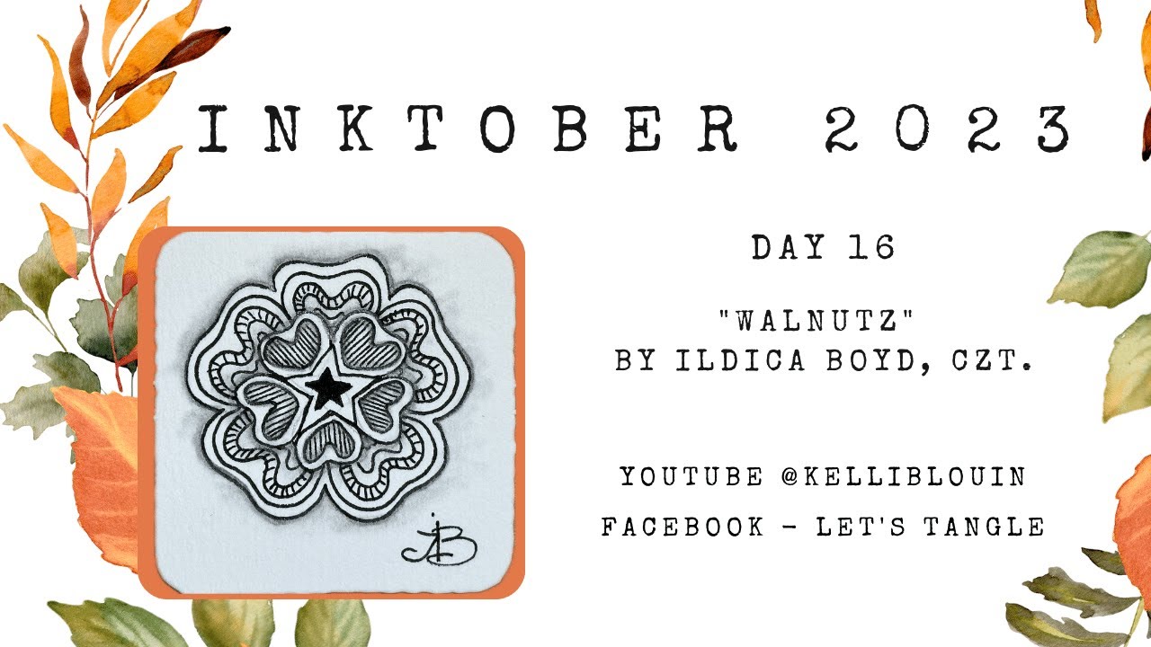 15 минут дзен — Inktober 2023 — День 16 — Walnutz