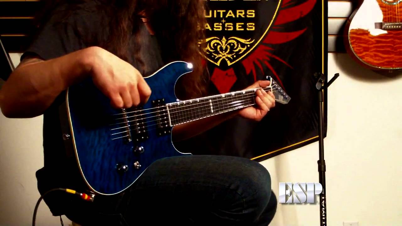 ESP Guitars: Rob Caggiano demos the ESP Horizon NT-II