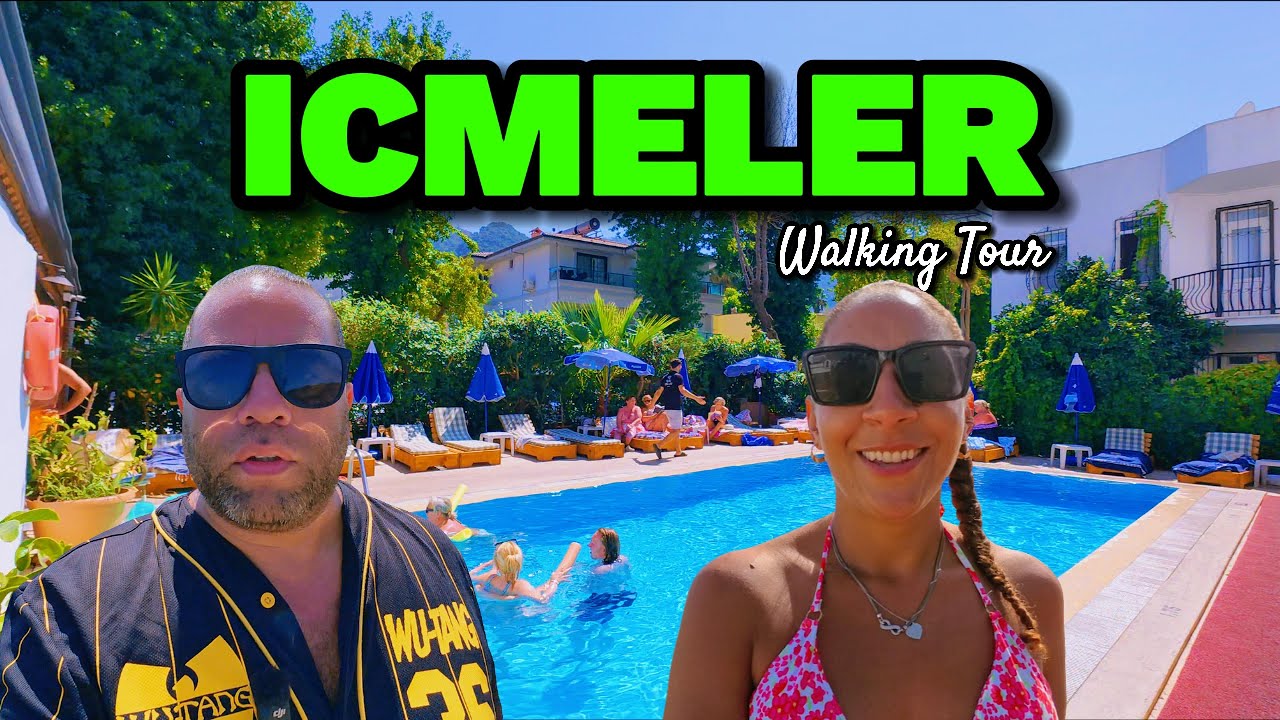 Walking Around Icmeler Türkiye | Restaurants, Pool Bars & a British Pub! Summer 2025 Turkey