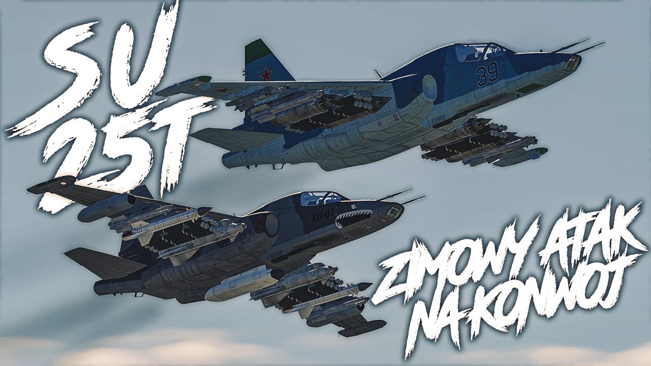 Duet SU-25T i Zimowy ATAK na CZOŁGI w REALISTYCZNYM Symulatorze | DCS Polska VR