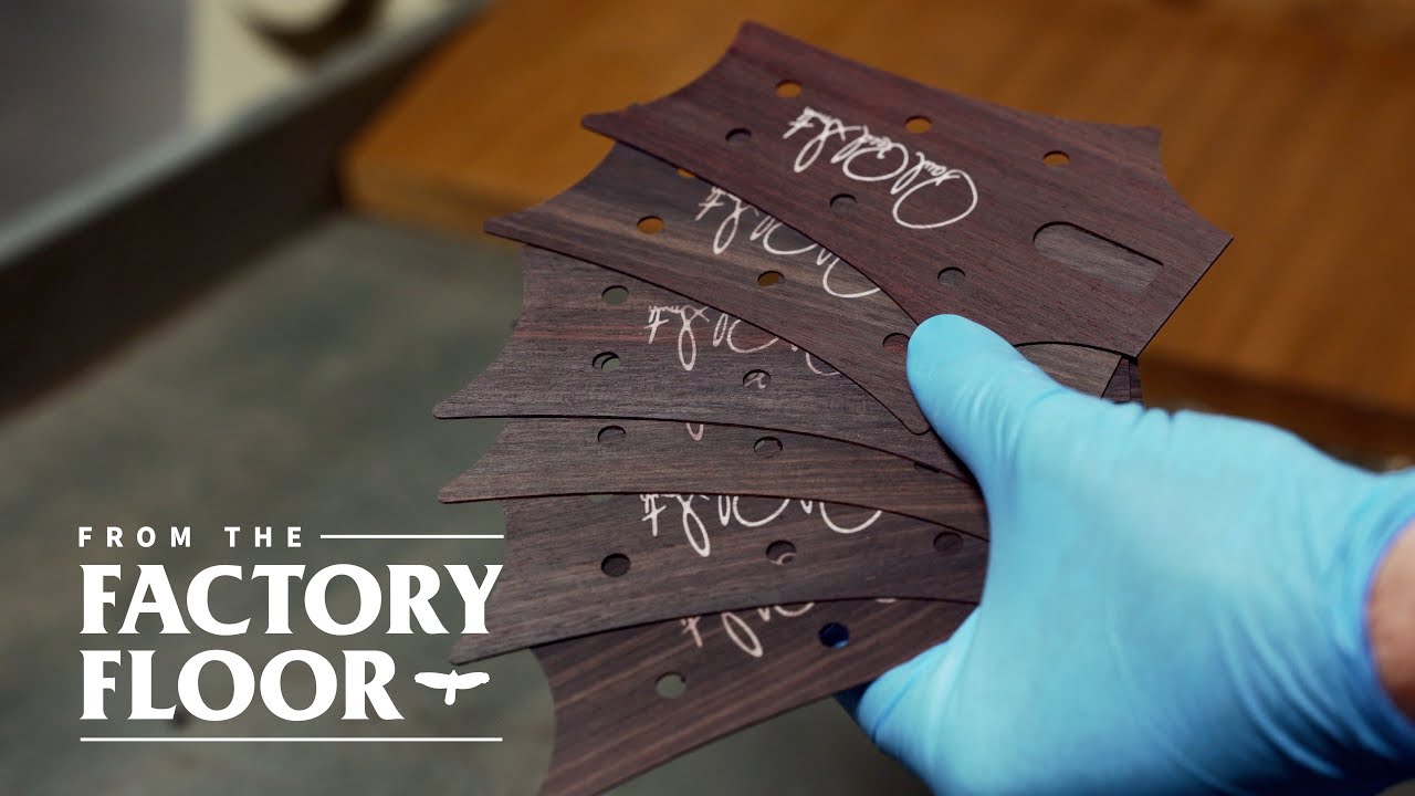 How We Make Our Headstock Veneers | From The Factory Floor | PRS Guitars