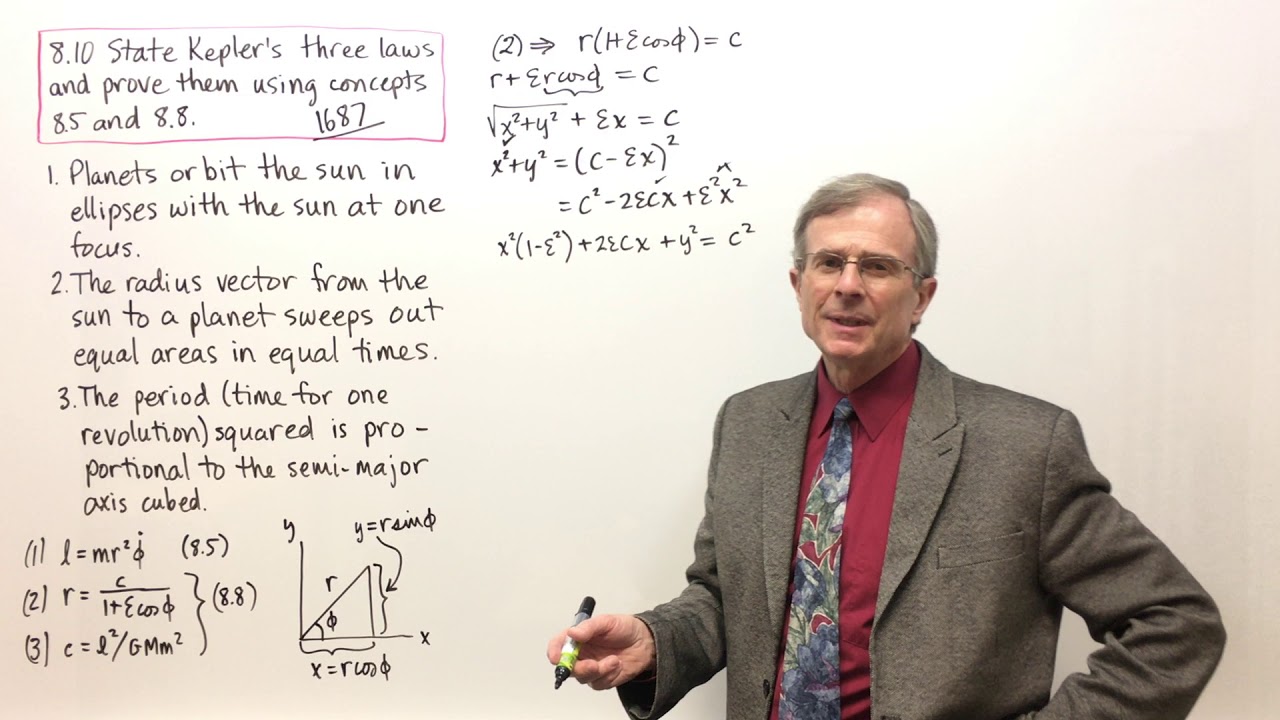 Kepler's Laws (8.10)