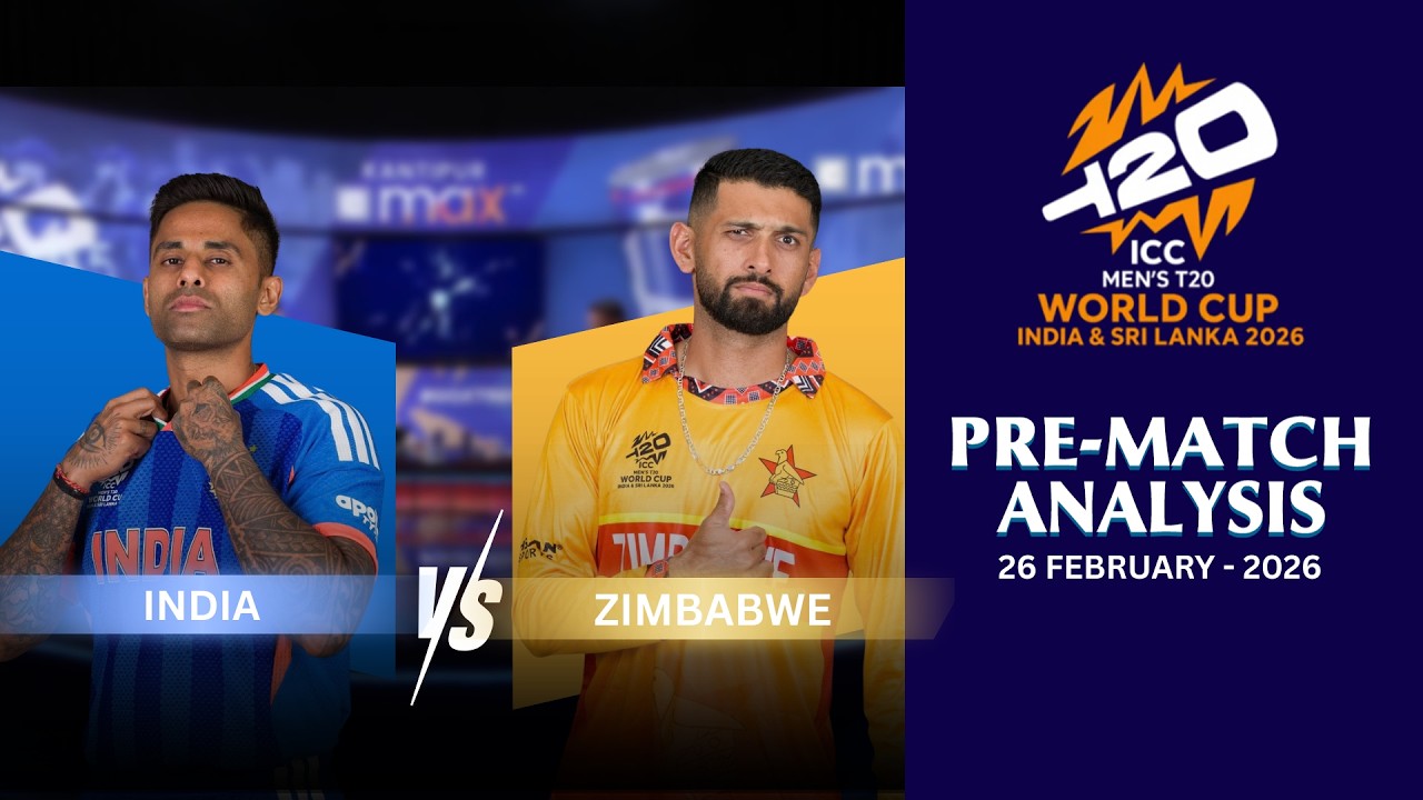 India Vs Zimbabwe | ICC Men's T20 World Cup | Pre Match Analysis