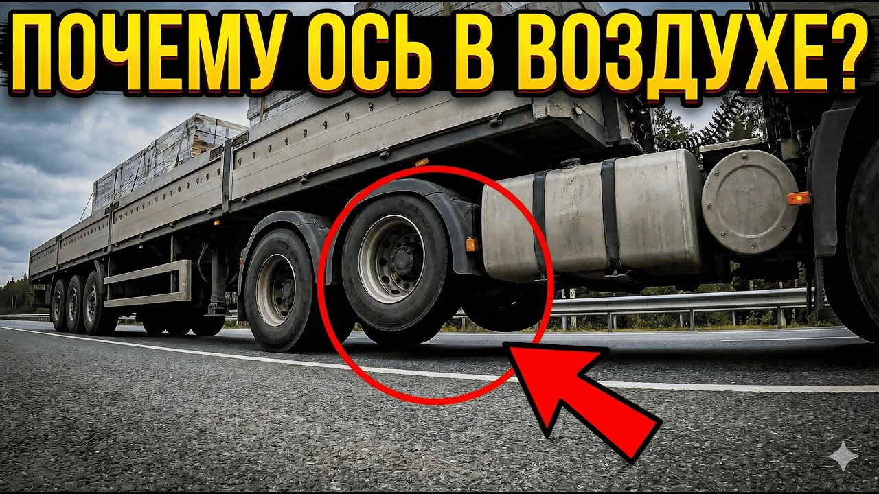Почему некоторые ШИНЫ грузовиков Не касаются Земли?