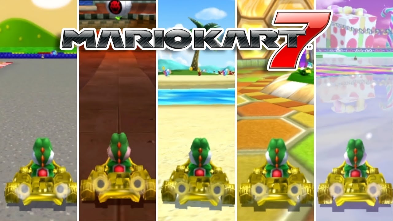 Mario Kart 7 - Coin Runners (All Courses)