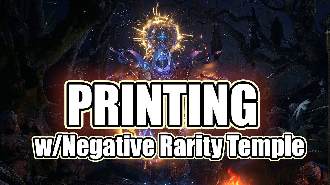 3k+ Divines Per Temple w/Negative Rarity - Path of Exile 2