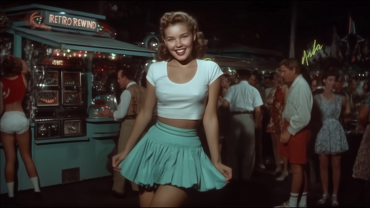 The Future Through 1950s Eyes | Relaxing Retro-Futuristic Journey