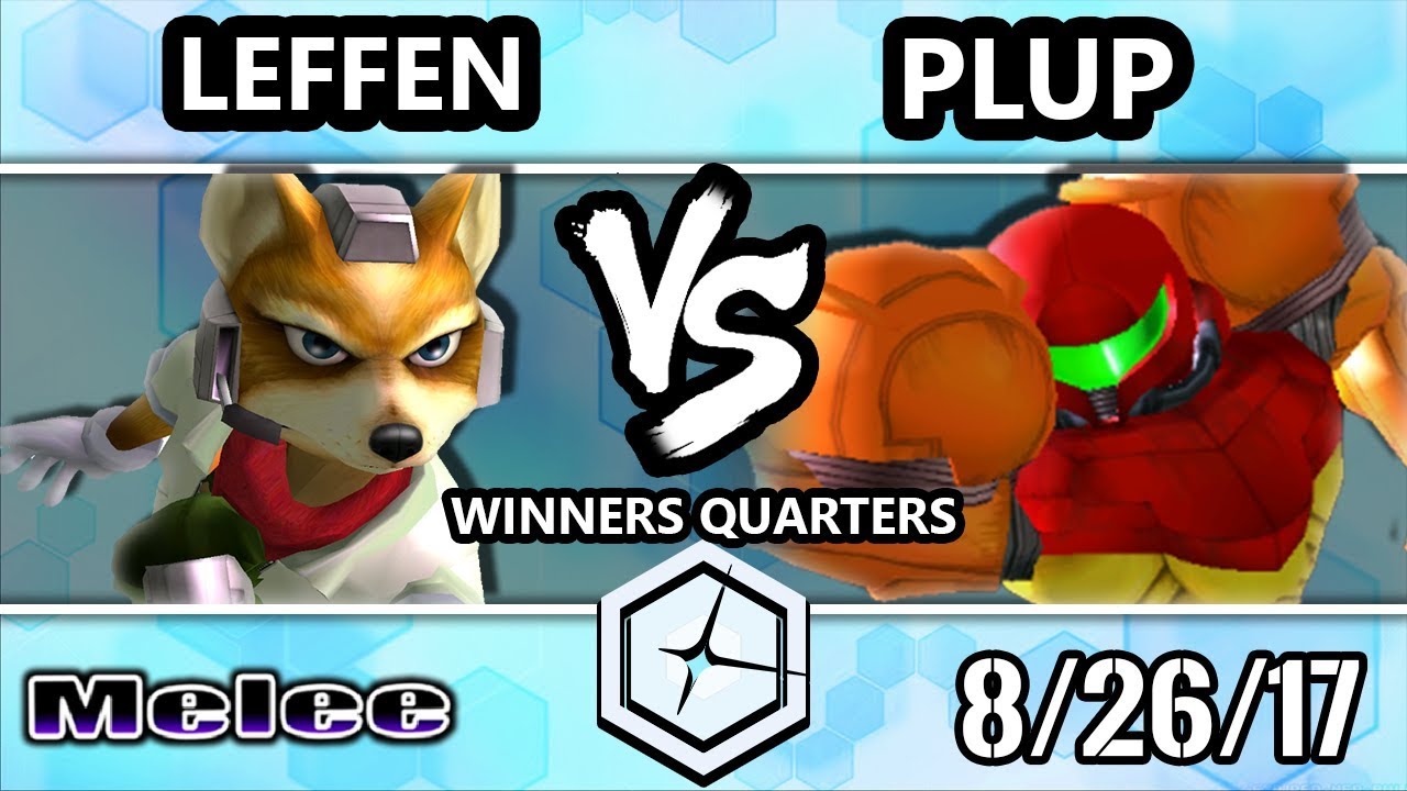 Shine 2017 SSBM - TSM | Leffen (Fox) vs PG | Plup (Samus) - Smash Melee WQ