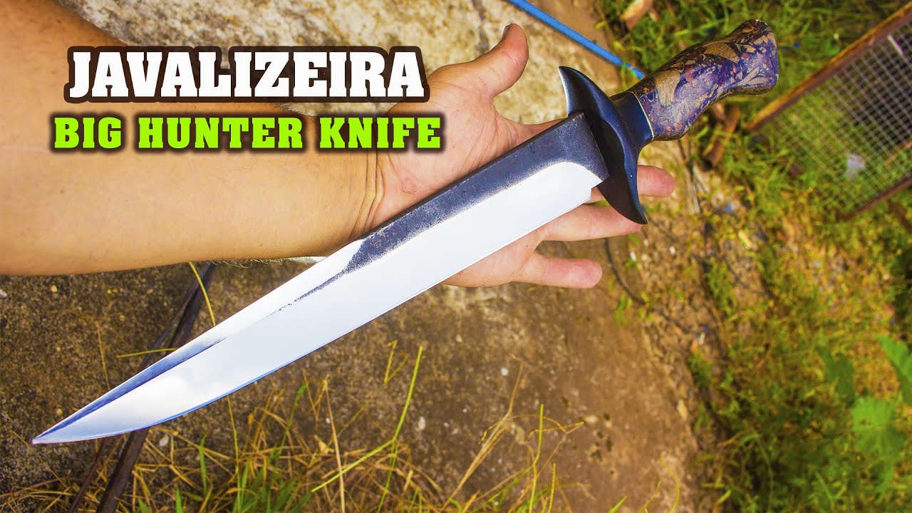 JAVALIZEIRA PELICANO - BIG HUNTER KNIFE FROM A LEAF SPRING - CUTELARIA CARLOS MARTINS