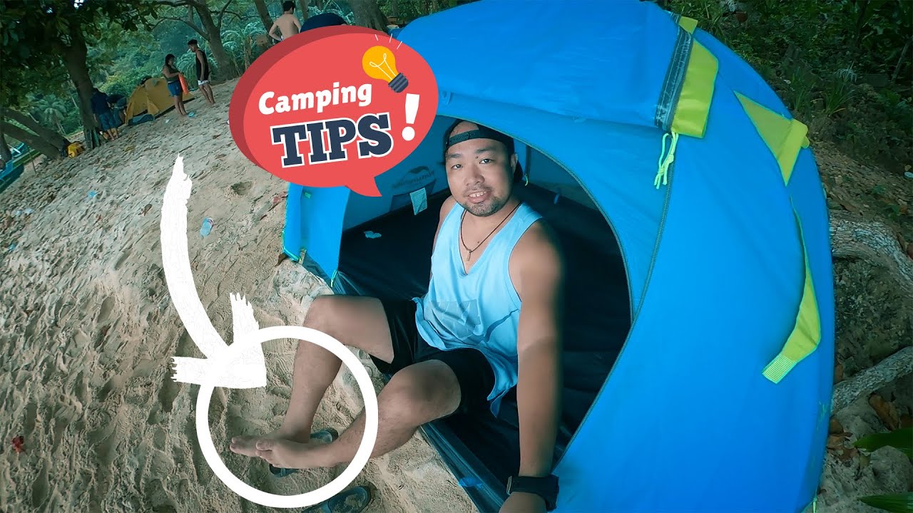 Minimize Sand from Going Inside your Tent (Beach Camping)