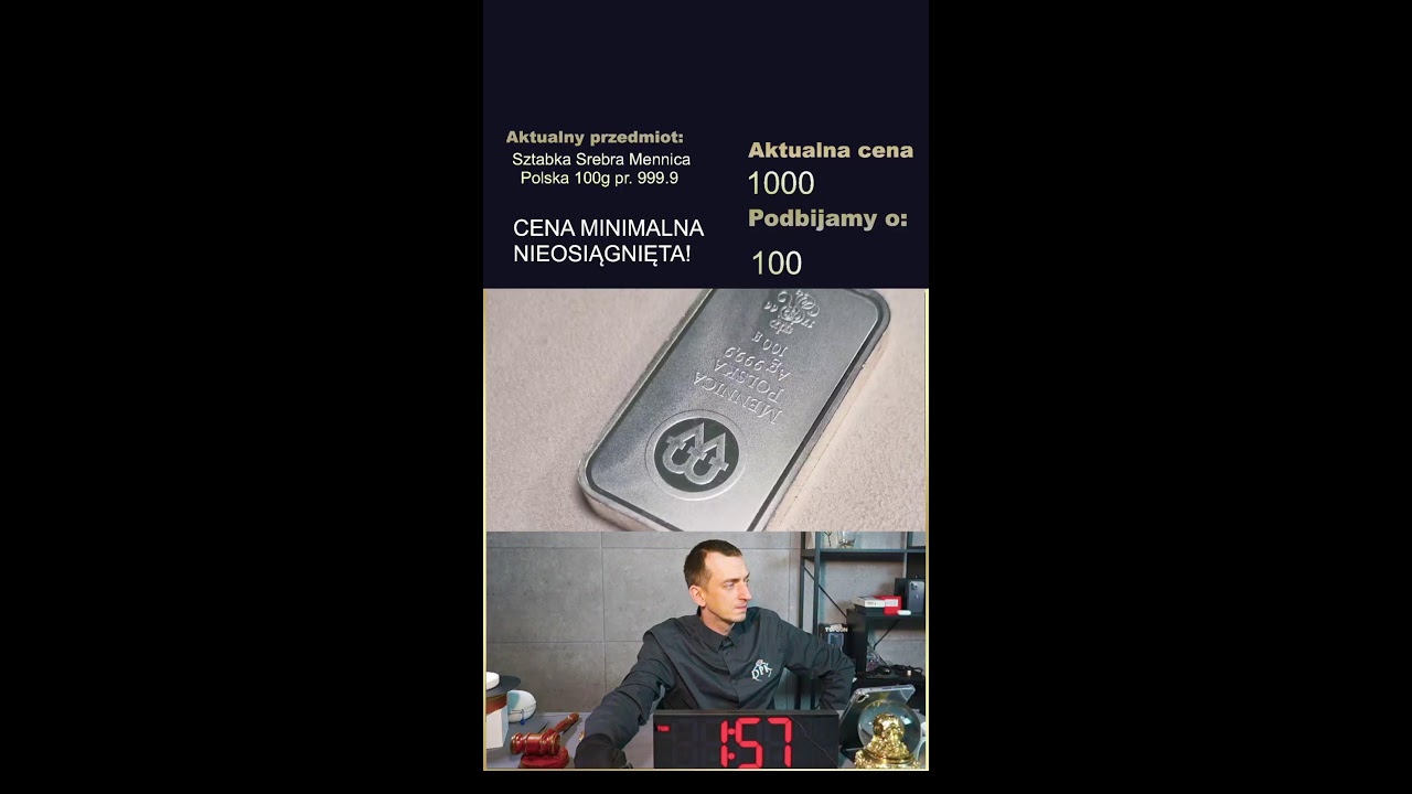 Licytacja na żywo! Złoto, srebro, elektronika Apple, biżuteria Dom Aukcyjny DPK Aukcja 10.03.26 (1h)