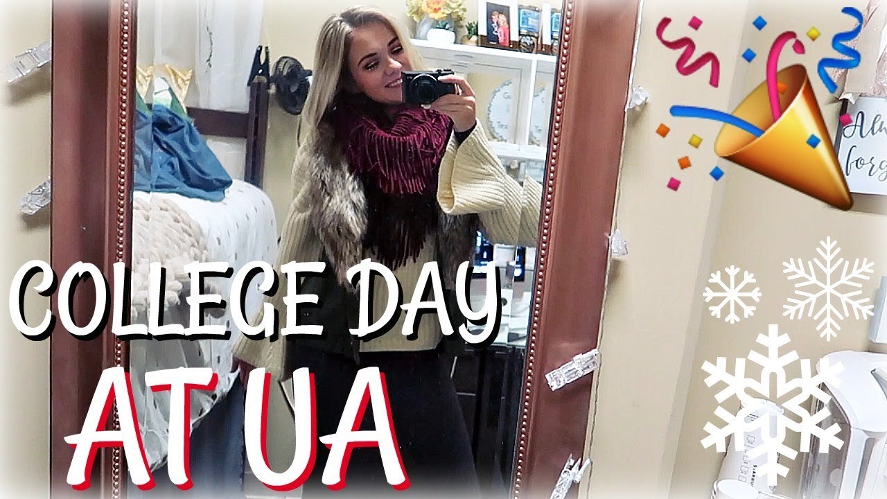 COLLEGE DAY IN MY LIFE | Grocery Shopping, Going Out, & Snow Day