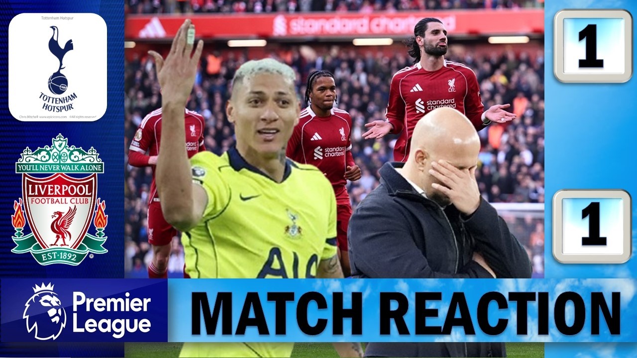 Arne Slot's Army Drops Points At Anfield !!!! Liverpool 1 - 1 Tottenham Hotspur | Match Reaction !!!