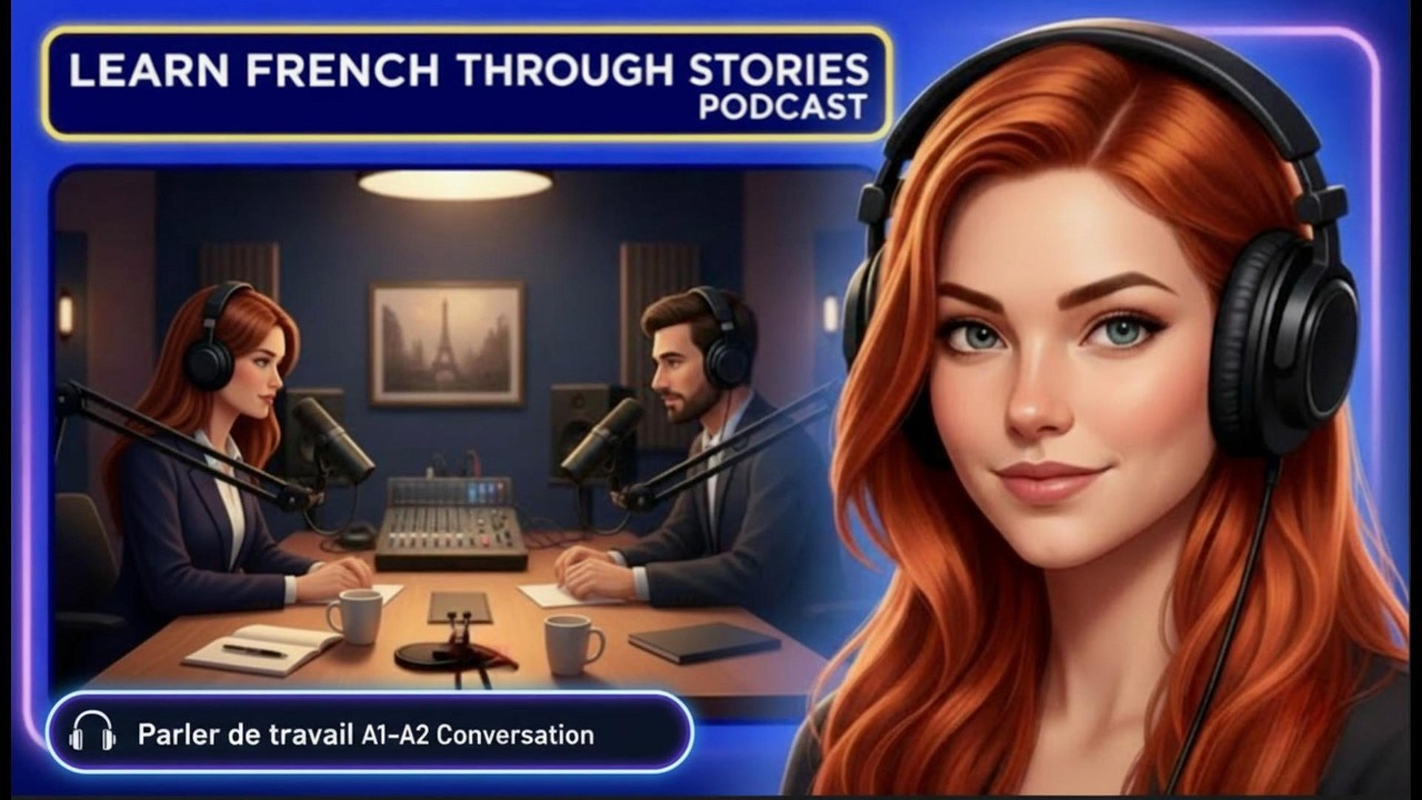 How to Talk About Your Job in French | French Conversation Podcast for Beginners ( A1–A2 🇫🇷)