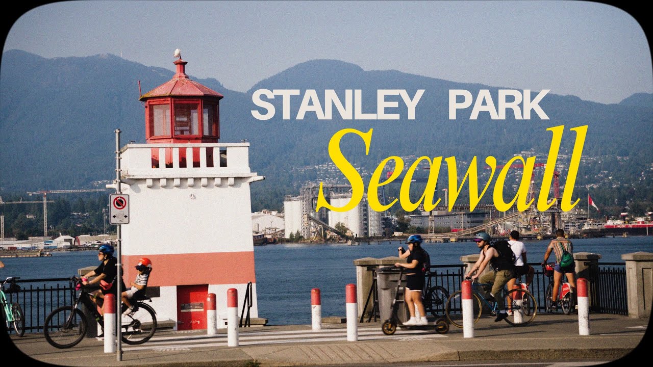 Longboarding Stanley Park Seawall | sony FX30 cinematic