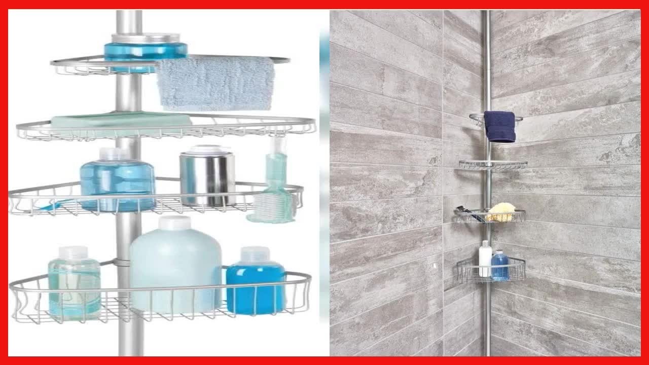 iDesign 4-Tier Tension Shower Caddy Review: Durable, Spacious, and Easy to Install