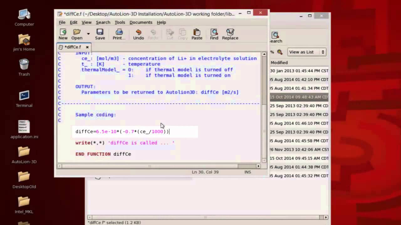 How to Use User Defined Functions (UDF) in AutoLion-3D™