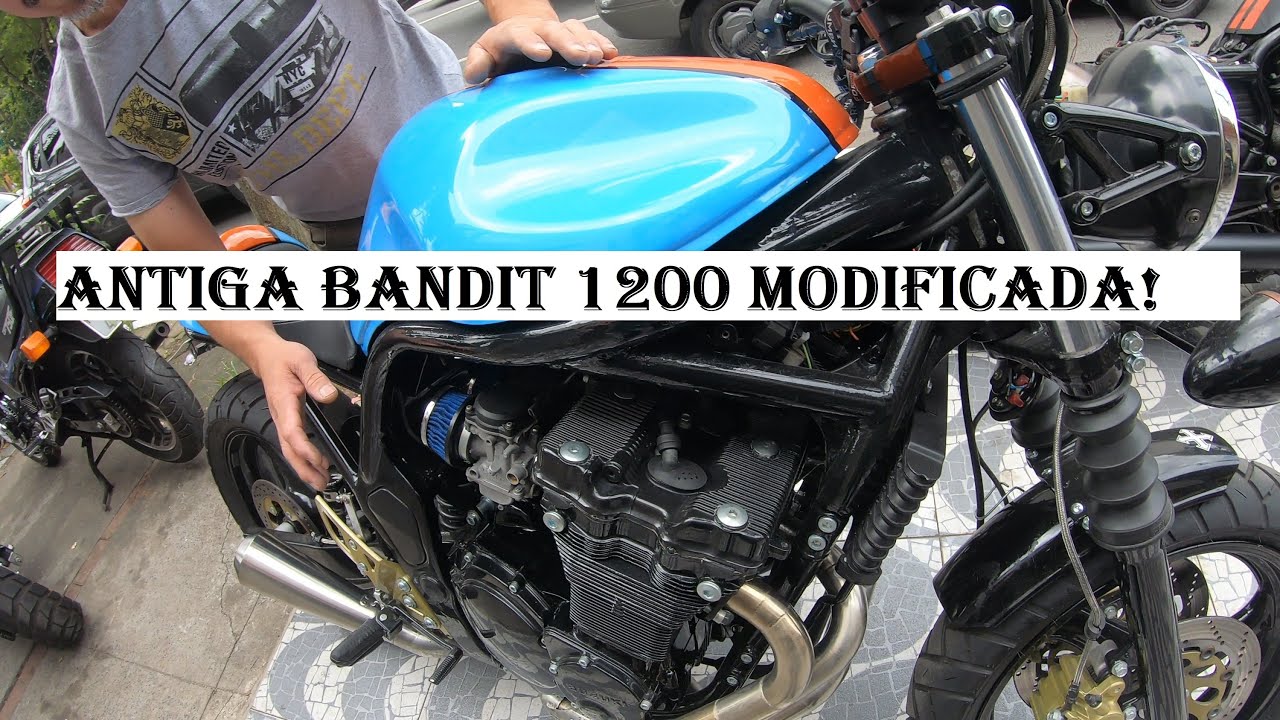MOTOS MODIFICADAS AO EXTREMO BANDIT 1200 BY MESTRE DOS ESCAPAMENTOS ARTESANAIS!