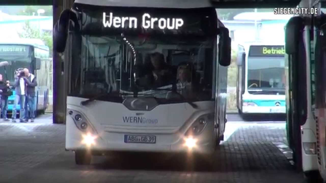 Probefahrt im Omnibuszug - Siegen - 26.08.2014