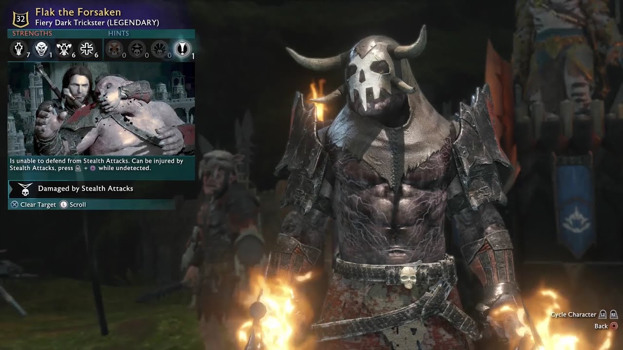 My favorite the Forsaken.  -  Shadow of war 　[PS4＆PS5]