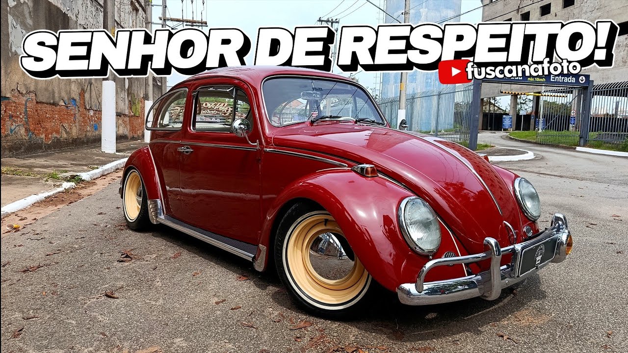 SENHOR DE RESPEITO! FUSCA 1967 COM CUSTOMIZAÇÃO SIMPLES E FUNCIONAL - Fusca na Foto