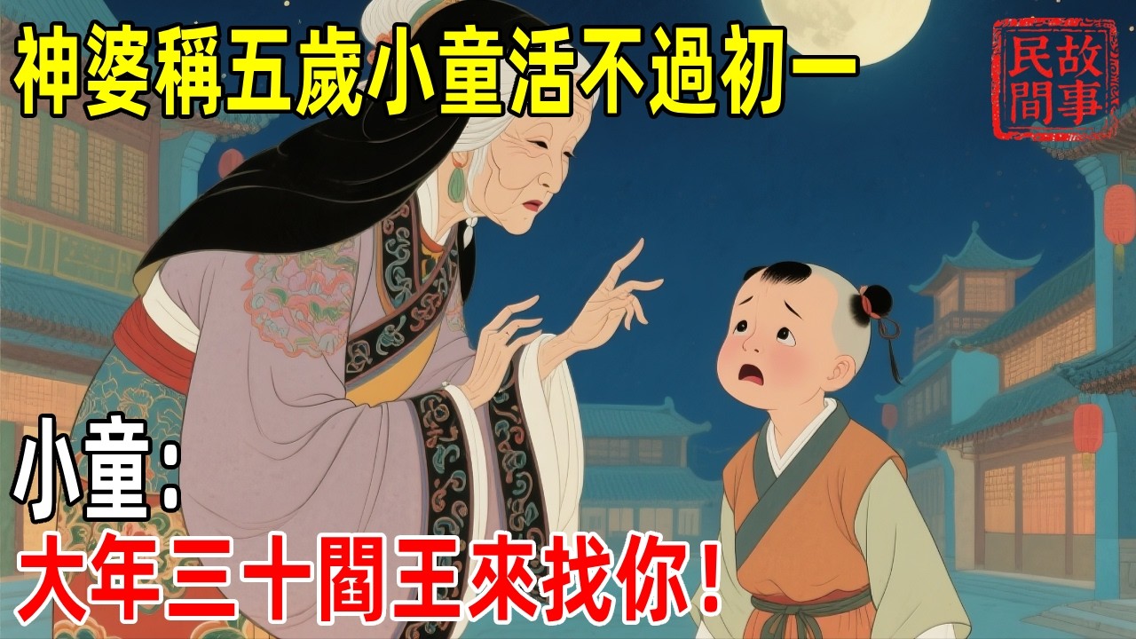 神婆稱五歲小童活不過初一，小童：大年三十閻王來找你！【壓箱底的舊事】#故事#民间故事#故事会#民間故事#故事會#温馨故事#民间传统故事