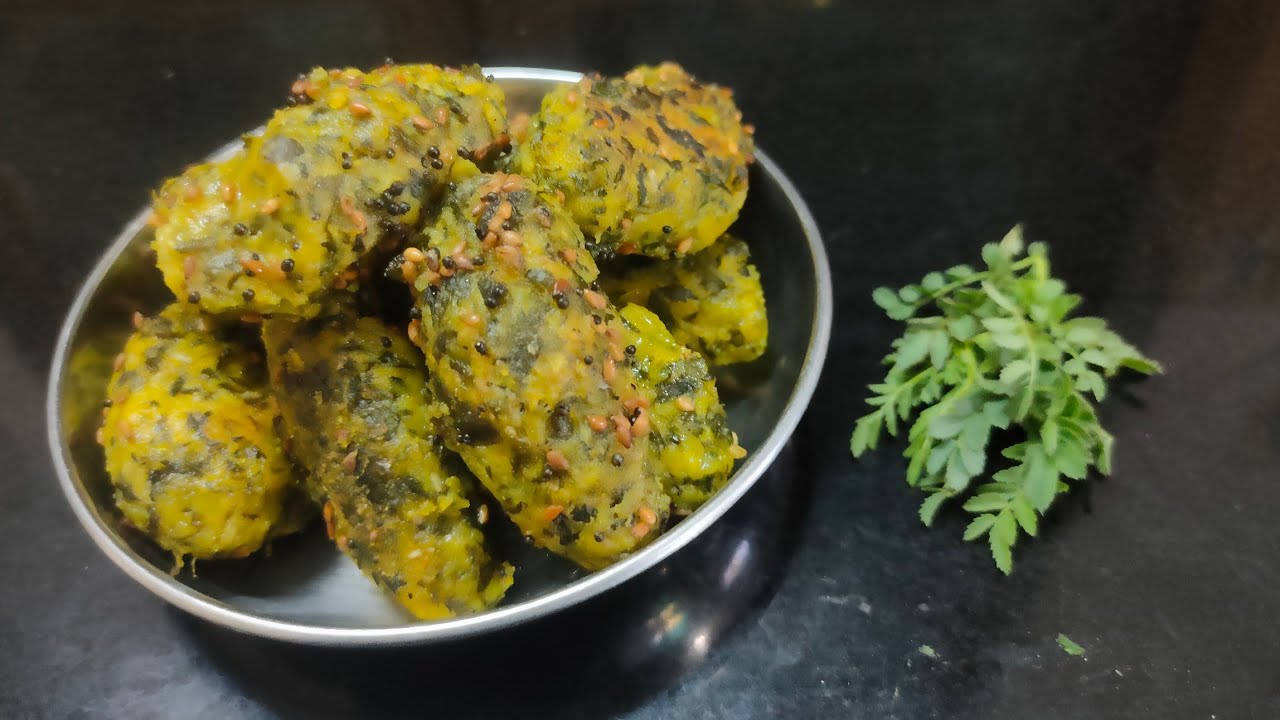 ચણાની ભાજીના મુઠીયા બનાવવાની રીત | Traditional recipe